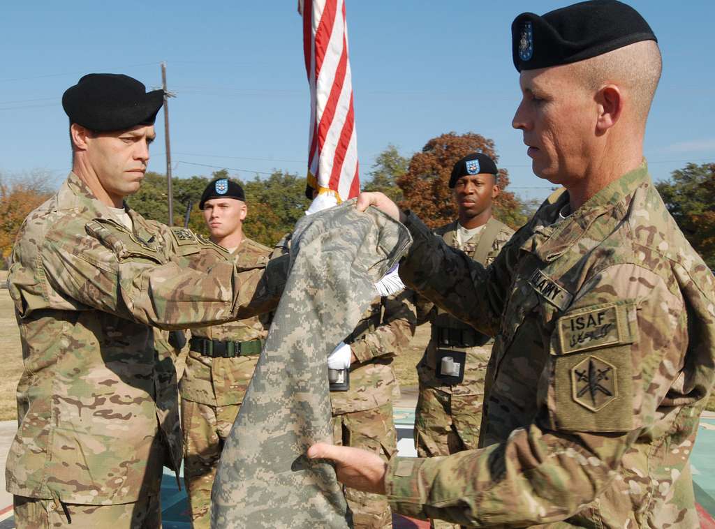 Lt. Col. Joshua J. Potter (left) and Command Sgt. Major - NARA & DVIDS ...