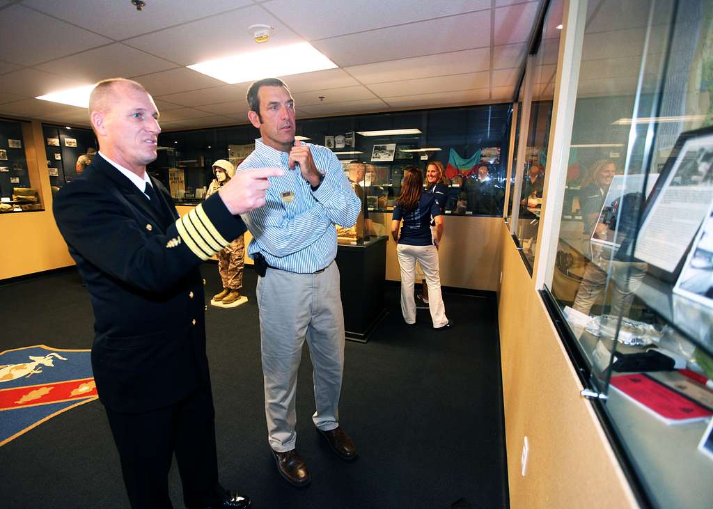 Navy Captain Michael Eby, the commanding officer of - PICRYL Public ...