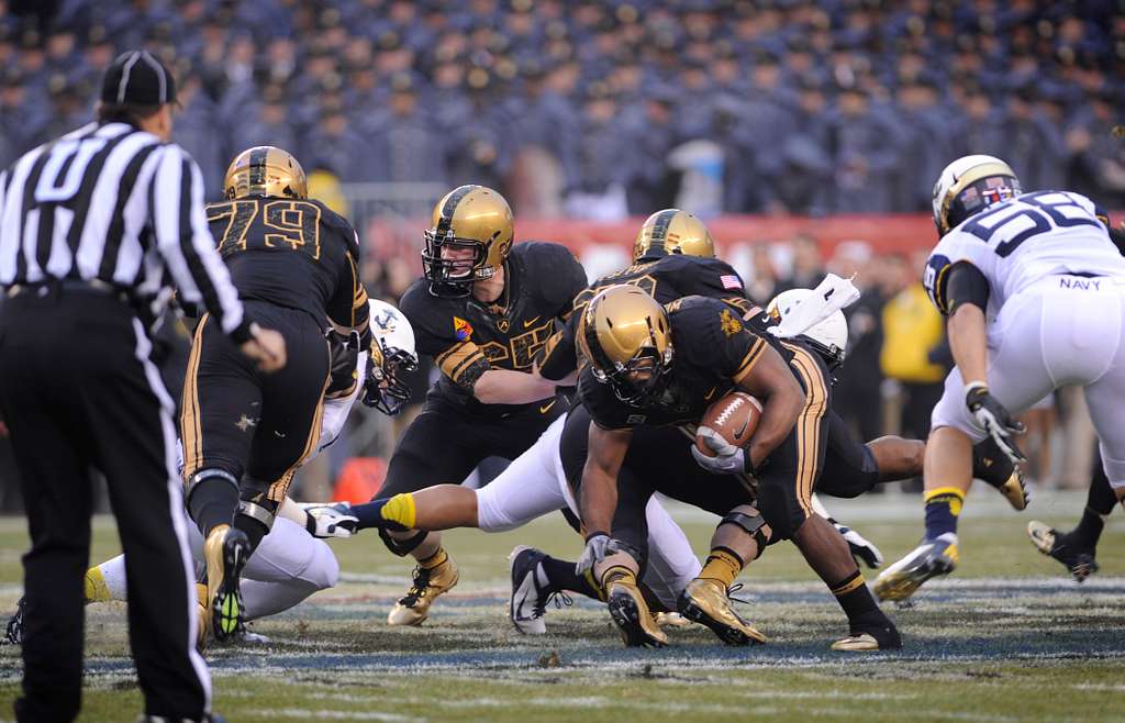 A U.S. Army cadet, with the U.S. Military Academy football - NARA ...