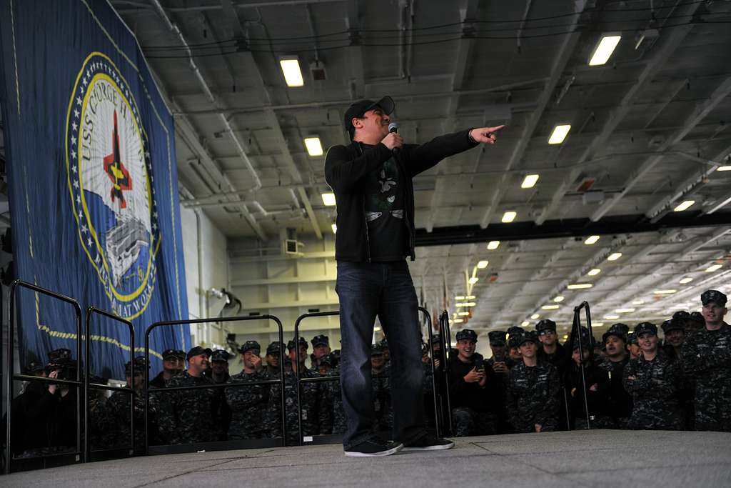 U.S. Marine Corps Sgt. Maj. Carlos A. Granados,left - NARA & DVIDS