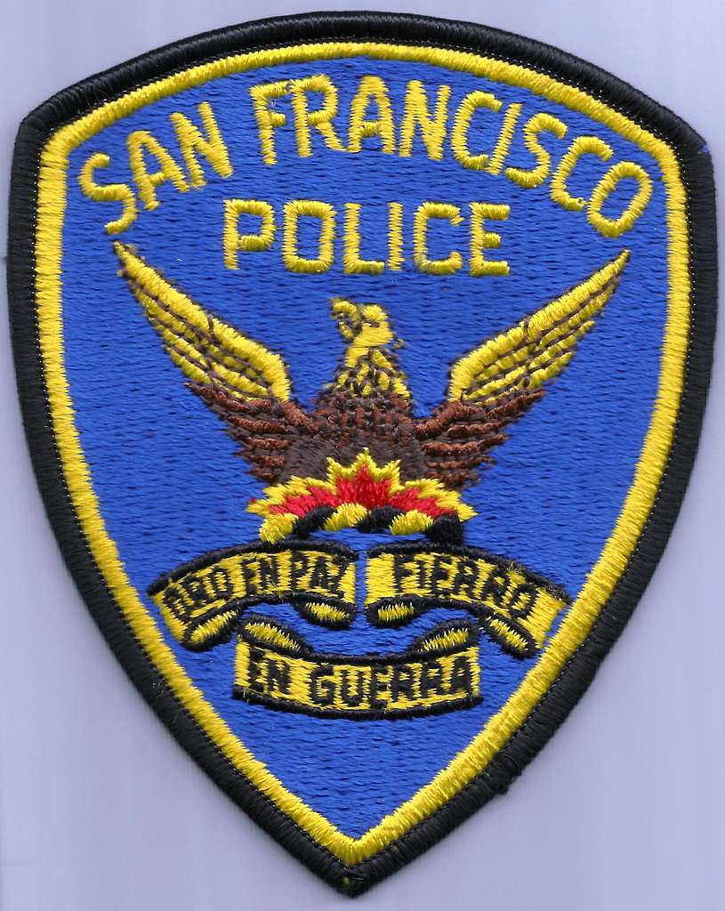 San Francisco Police Department Patch - Novelty Collector's Patch,  California (Clearance, Iron on)