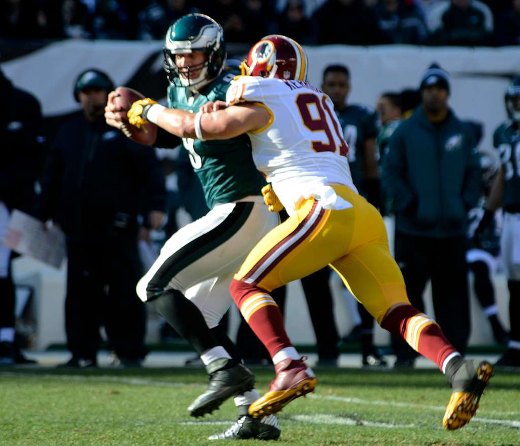 Washington Redskins Lb 91 Ryan Kerrigan Editorial Stock Photo - Stock Image