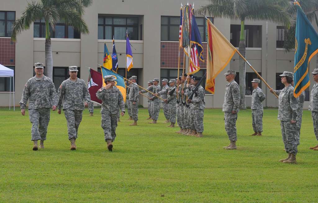 Brig. Gen. Michele Compton outgoing commander of the PICRYL