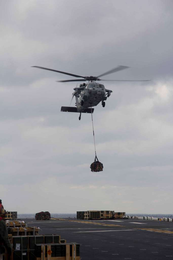 Navy MH-60S utility helicopters and combat cargo Marines - PICRYL ...