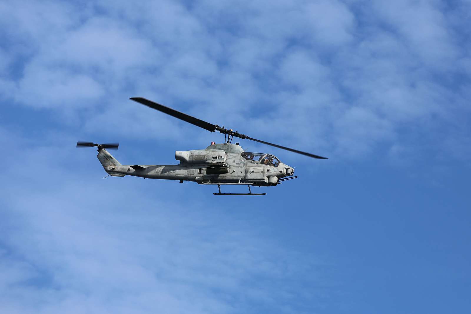 An U.S. Marine Corps AH-1W Super Cobra helicopter assigned - NARA ...