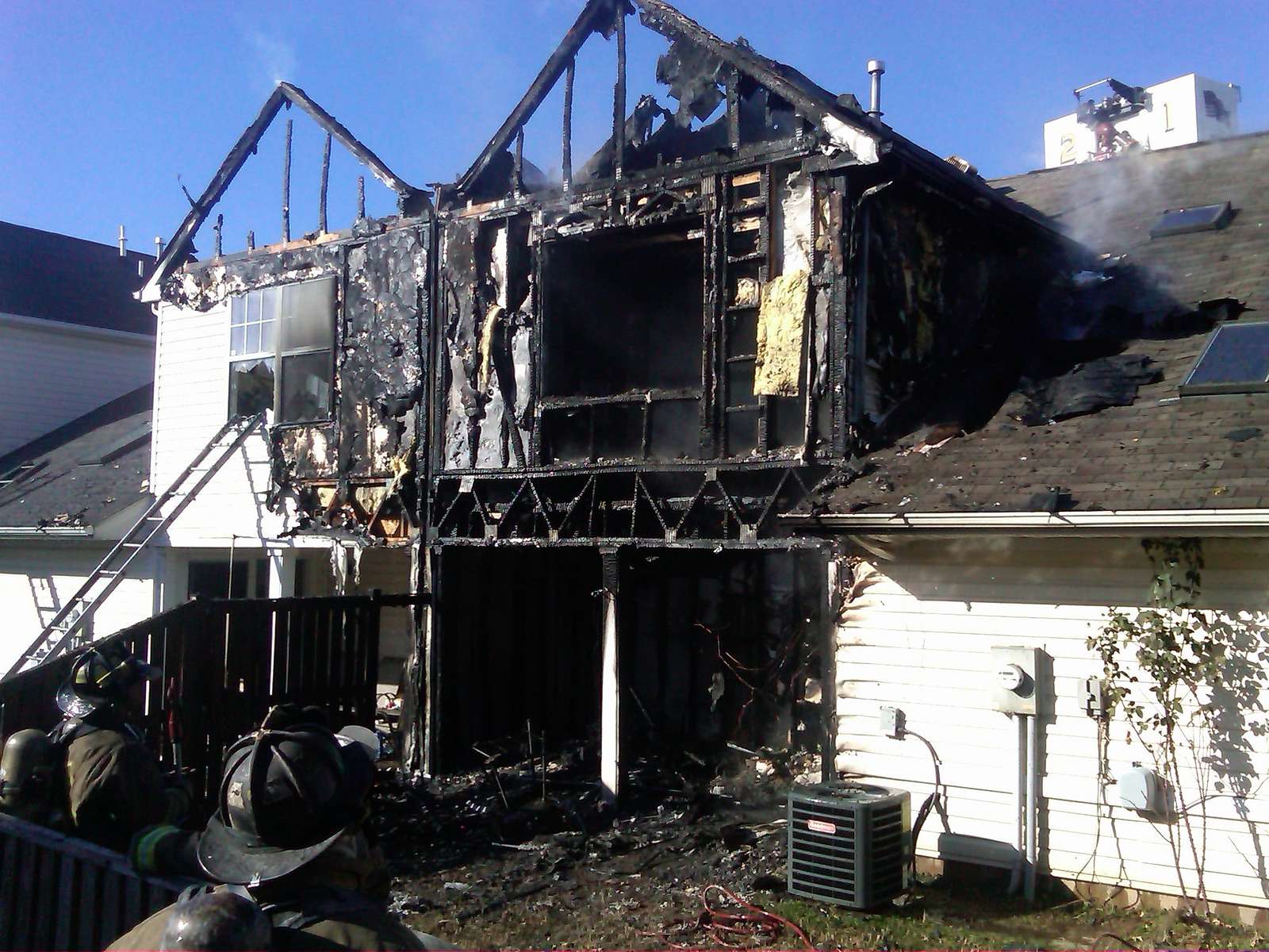 Two Townhomes Were Completely Gutted By An Early Morning - NARA & DVIDS ...