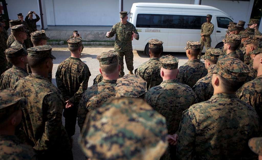 U.S. Marine Brig. Gen. Niel E. Nelson visited the members - NARA ...