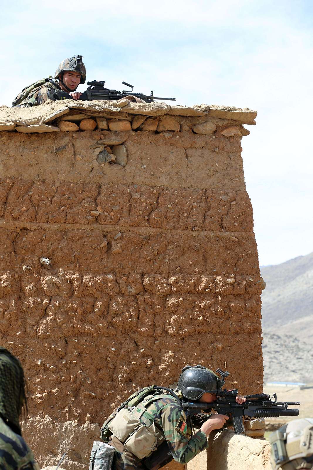 An Afghan National Army commando with the 6th Special - NARA & DVIDS ...