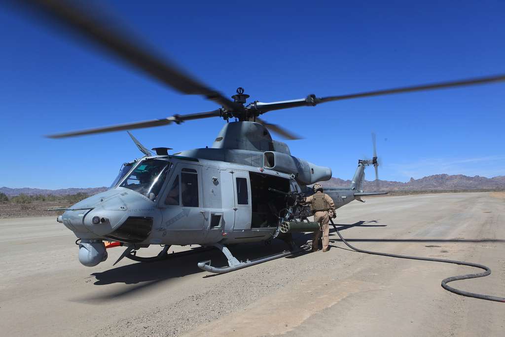 A UH-1Y Venom Helicopter with Marine Heavy Helicopter - NARA & DVIDS ...