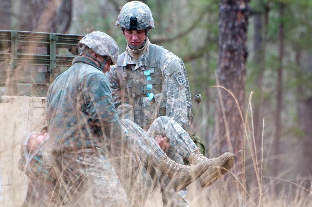 Pfc. Taylor Corum a medic assigned to 2nd Air Assault PICRYL