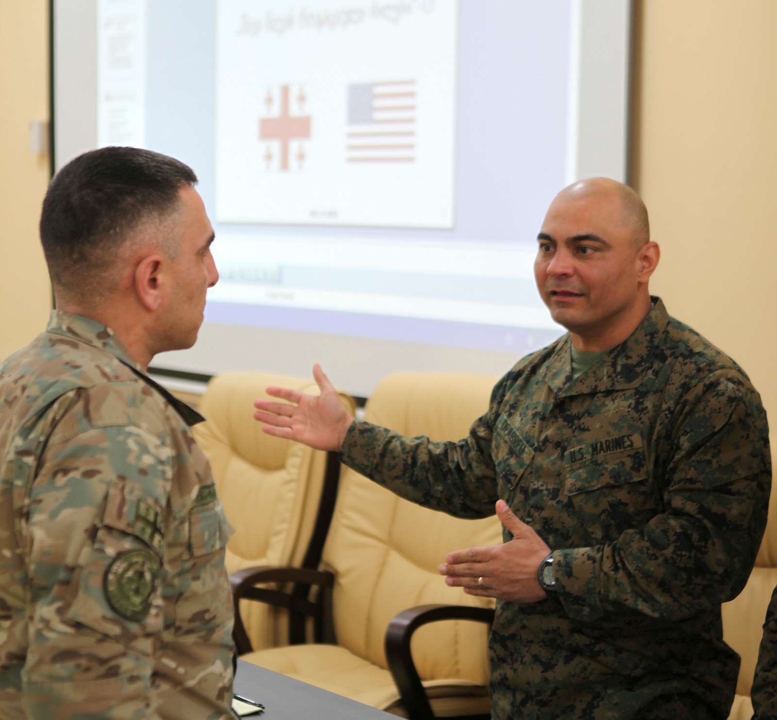 U.S Marine Corps Sergeant Major Nicholas Deabreu, battalion - NARA ...