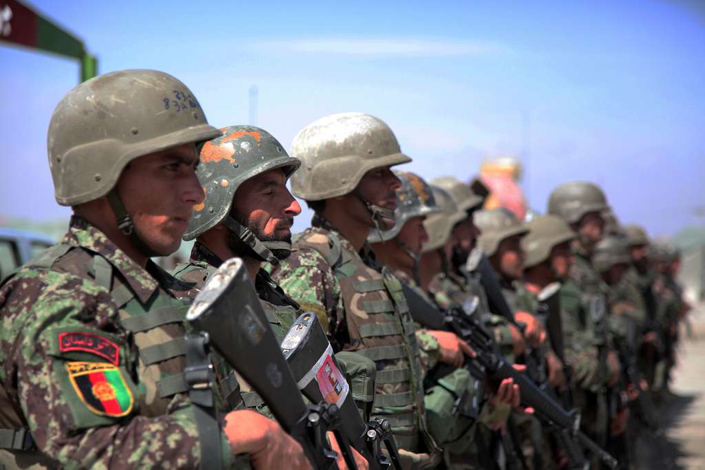 Afghan National Army soldiers with the 4th Infantry - PICRYL Public ...