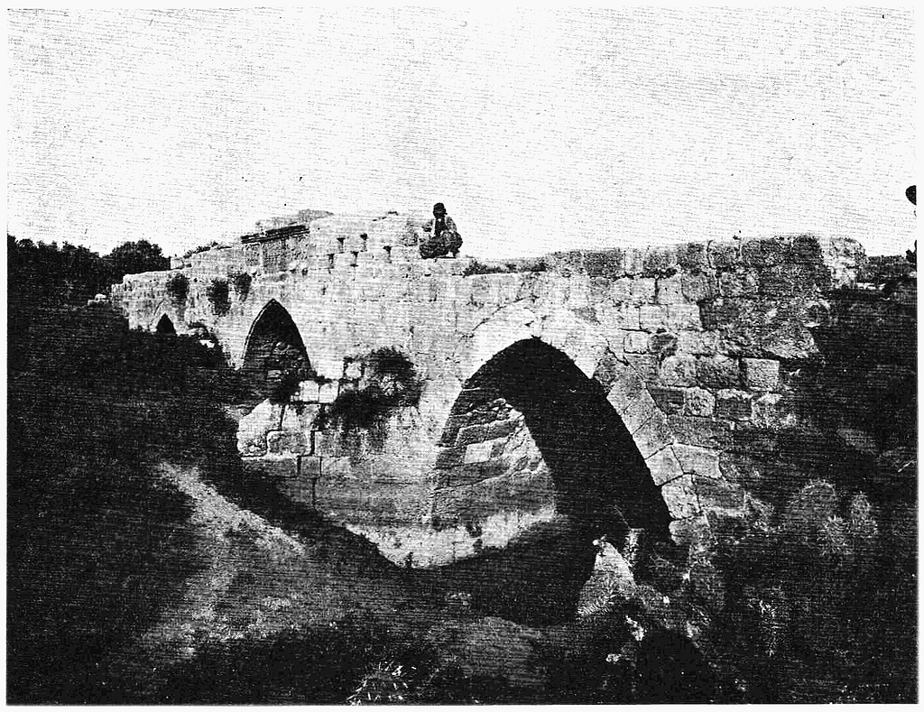 English: An ancient Roman bridge that spanned the Wadi al Murr