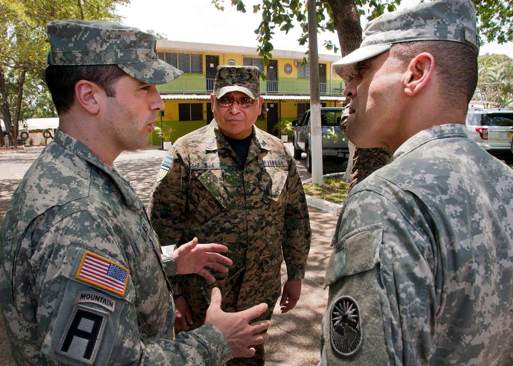 U.S. Marine SgtMaj. Carlos A. Ruiz (right) exchanges - PICRYL - Public  Domain Media Search Engine Public Domain Image