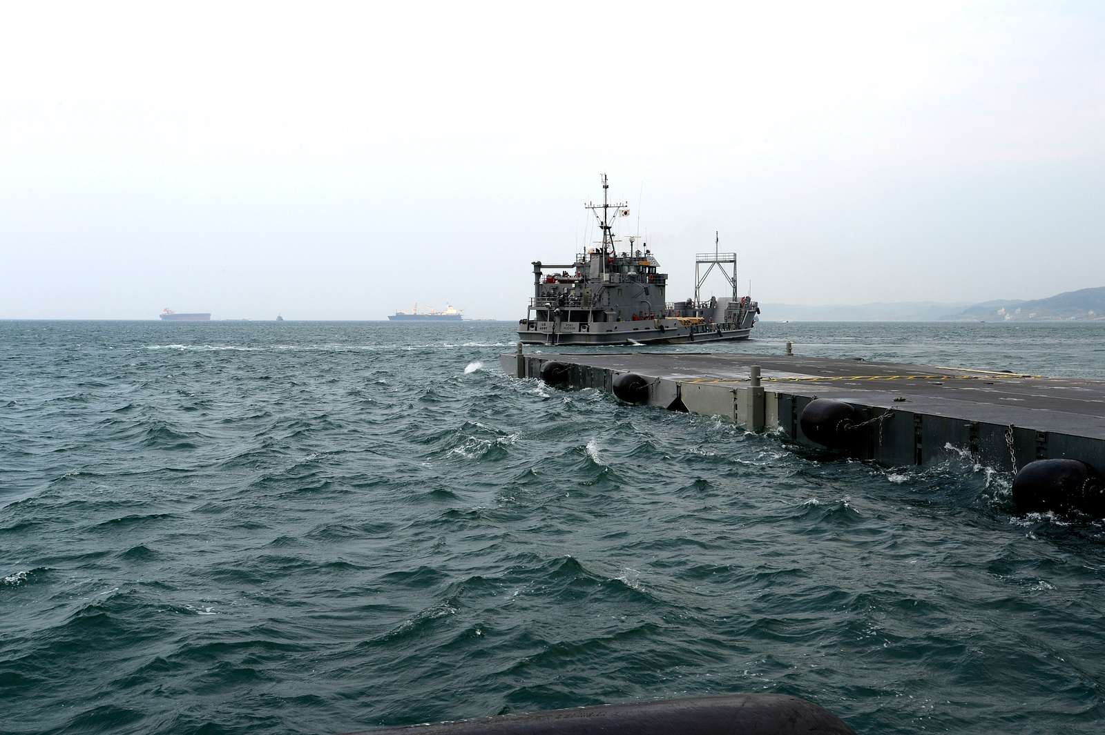 U.S. Army landing craft utility ship Port Hudson (LCU - NARA & DVIDS