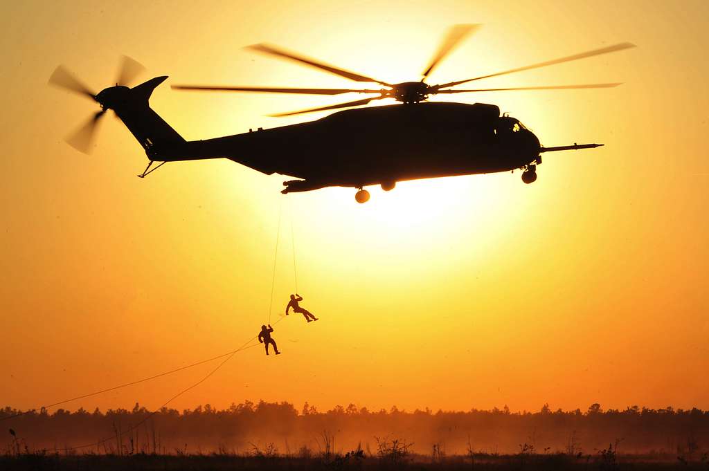 U.S. Army special operations Soldiers rappel out of - PICRYL Public ...