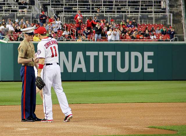 Screech, the mascot of the Washington Nationals baseball - NARA & DVIDS  Public Domain Archive Public Domain Search