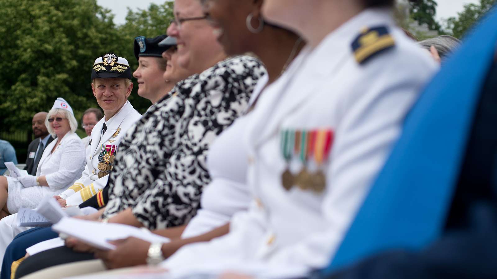 U.S. Navy Rear Adm. Nora W. Tyson, second from left, - NARA & DVIDS ...