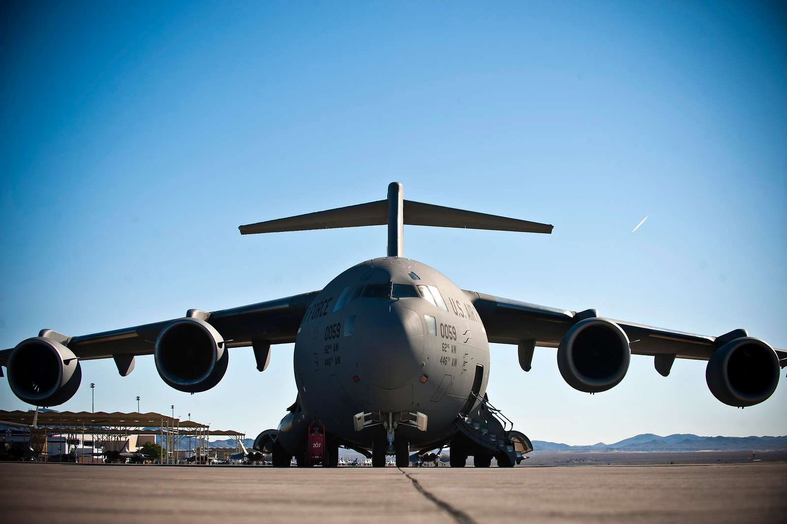 A C-17 Globemaster III is prepared for flight before - NARA & DVIDS ...