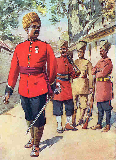 Soldier : Bombay Infantry  Indian history, British army uniform