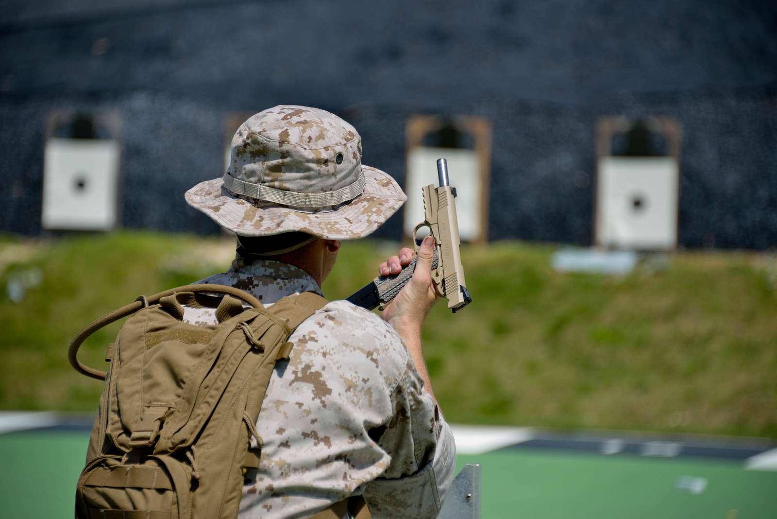 A Marine With Force Company, 3rd Reconnaissance Battalion, - NARA ...