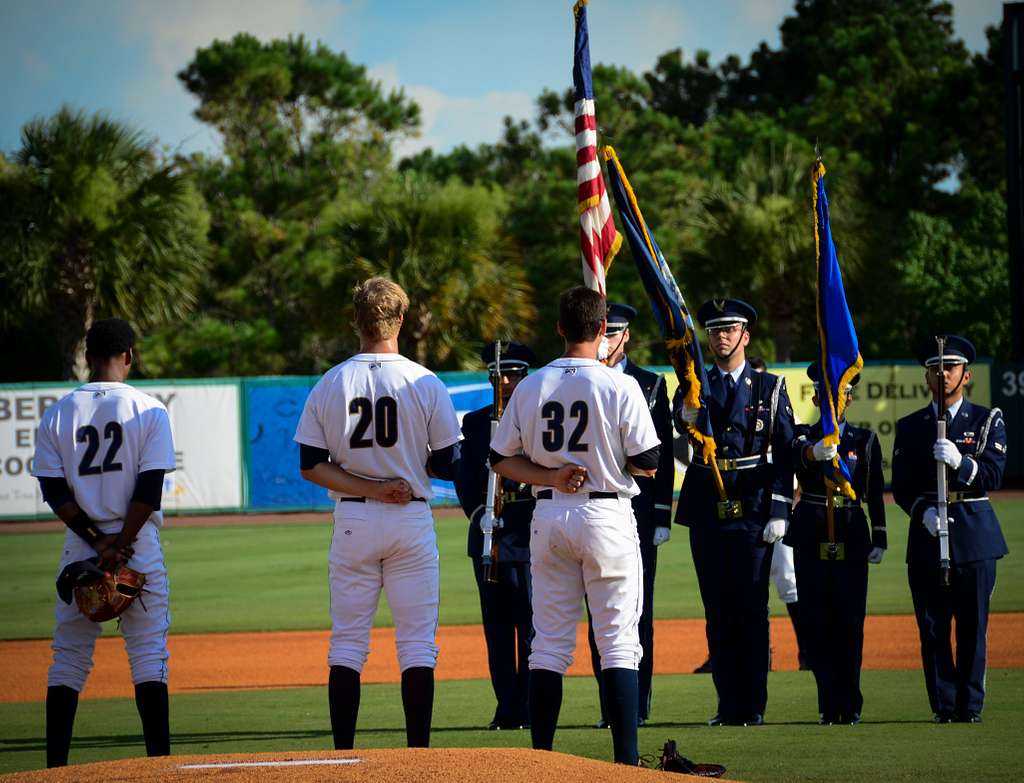 JB Charleston's Honor Guard presents the Colors at Panthers game > Air  Mobility Command > News