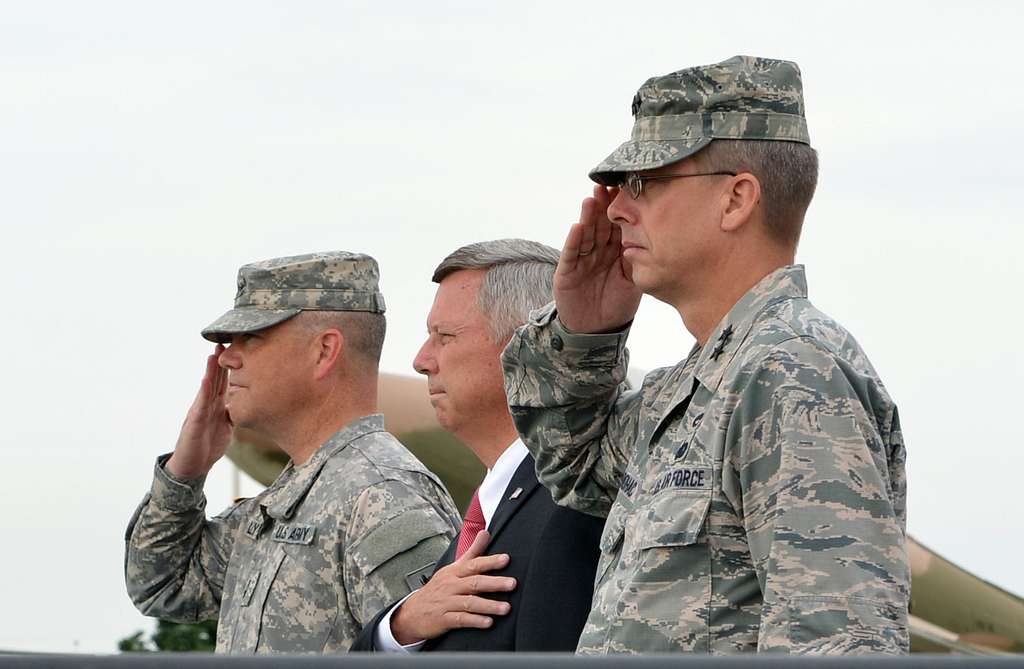 Maj. Gen. Judd Lyons, Gov. Dave Heineman and Maj. Gen. - PICRYL Public ...