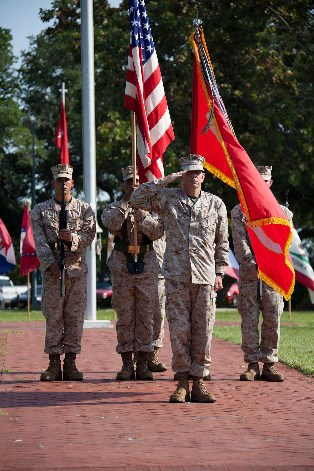 U.S. Marine Corps Col. John P. O' Rourke, deputy commander - NARA ...