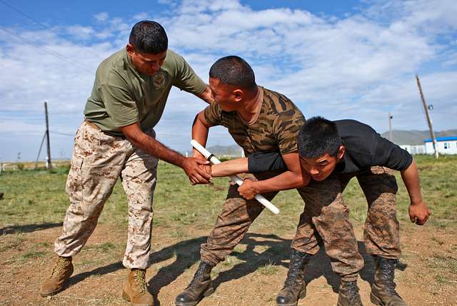 Sgt. Patrick Garza, a non-lethal weapons instructor - NARA & DVIDS ...