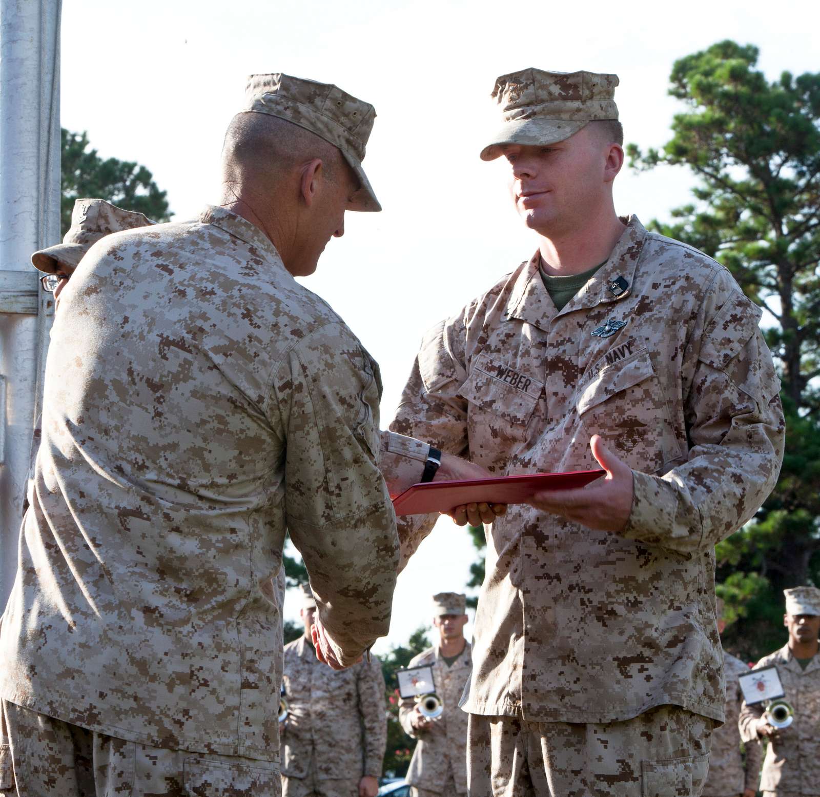 U.S. Marine Corps Brig. Gen. James W. Lukeman (left), - NARA & DVIDS ...