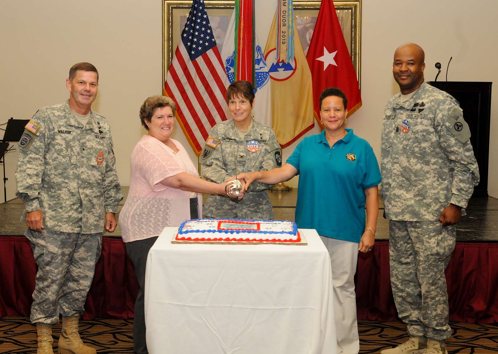 (Pictured From Left To Right: Brig. Gen. Flem B. “Donnie” - NARA ...