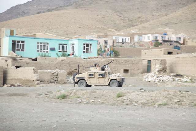 3rd Kandak, Afghan National Army soldiers, convoy down - PICRYL ...