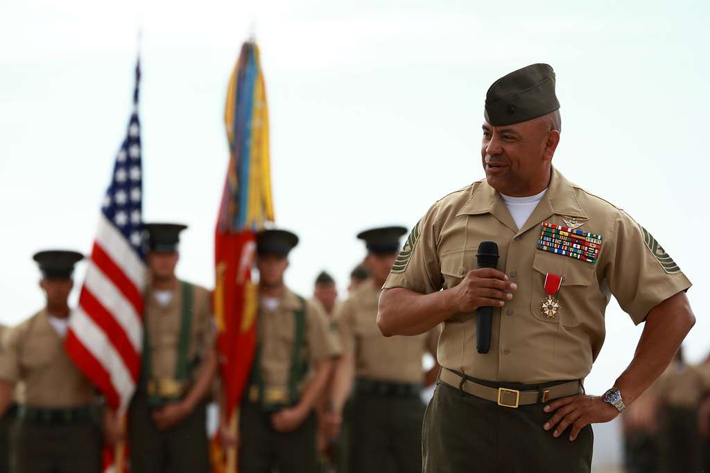 Sergeant Maj. Alberto Ruiz, former sergeant major, - PICRYL