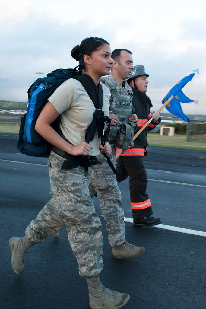 From left, U.S. Air Force Senior Airman Hannah Meza, - PICRYL Public ...