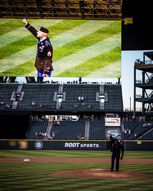 DVIDS - Images - CMC Throws First Pitch at Washington Nationals