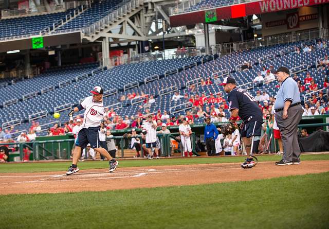 Screech, the mascot of the Washington Nationals baseball - NARA & DVIDS  Public Domain Archive Public Domain Search