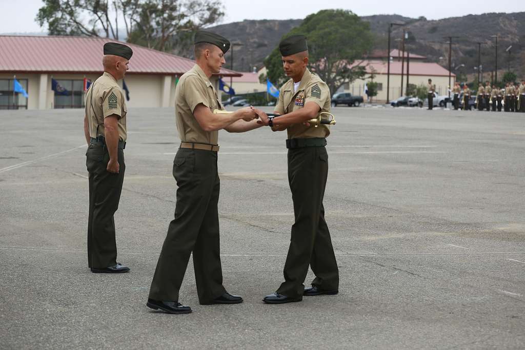 U.S. Marine Sgt. Maj Carlos Ruiz, sergeant major of - PICRYL