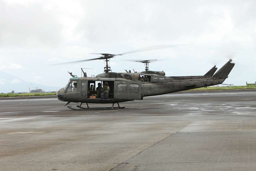 Two Armed Forces Of The Philippines UH-1H Huey Helicopters - PICRYL ...