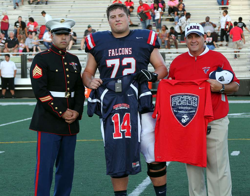 Semper Fi Bowl Jersey Presentation