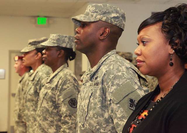 Master Sgt. Vernell Hall stands with his wife, Candice - PICRYL Public ...