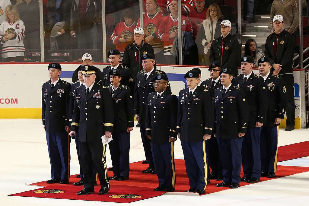 Children attending the Denver Broncos Salute to Service - PICRYL - Public  Domain Media Search Engine Public Domain Image