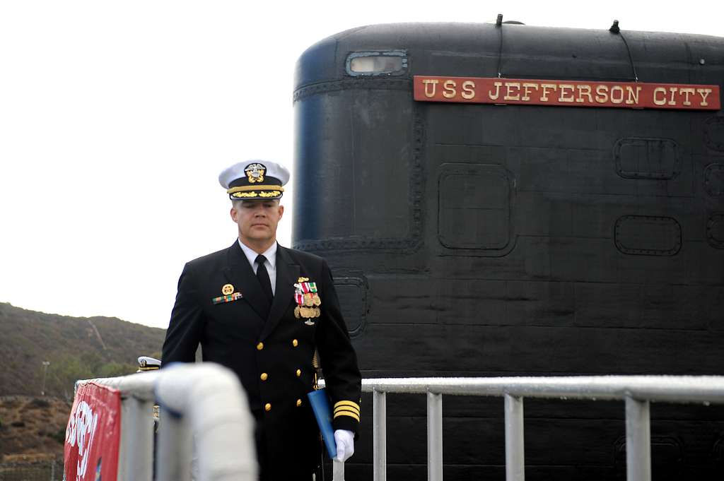Capt. Robert A. Roncska, commander of Submarine Squadron 7