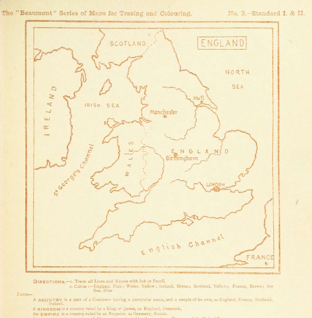 13 of The Beaumont Geography and Map Tracing Book 11247254573