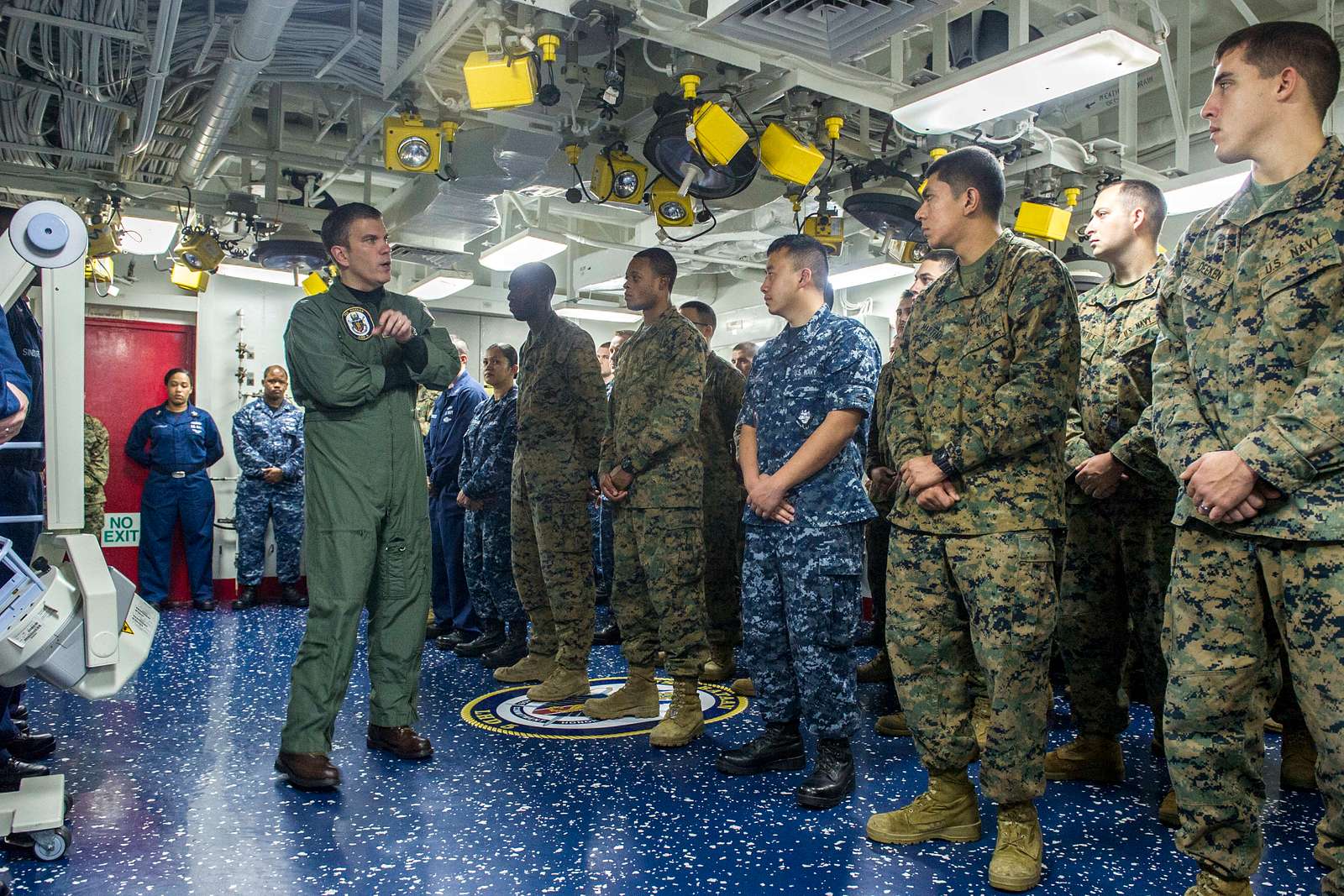 Uss Bataan's Commanding Officer Capt. George J. Vassilakis - Nara 