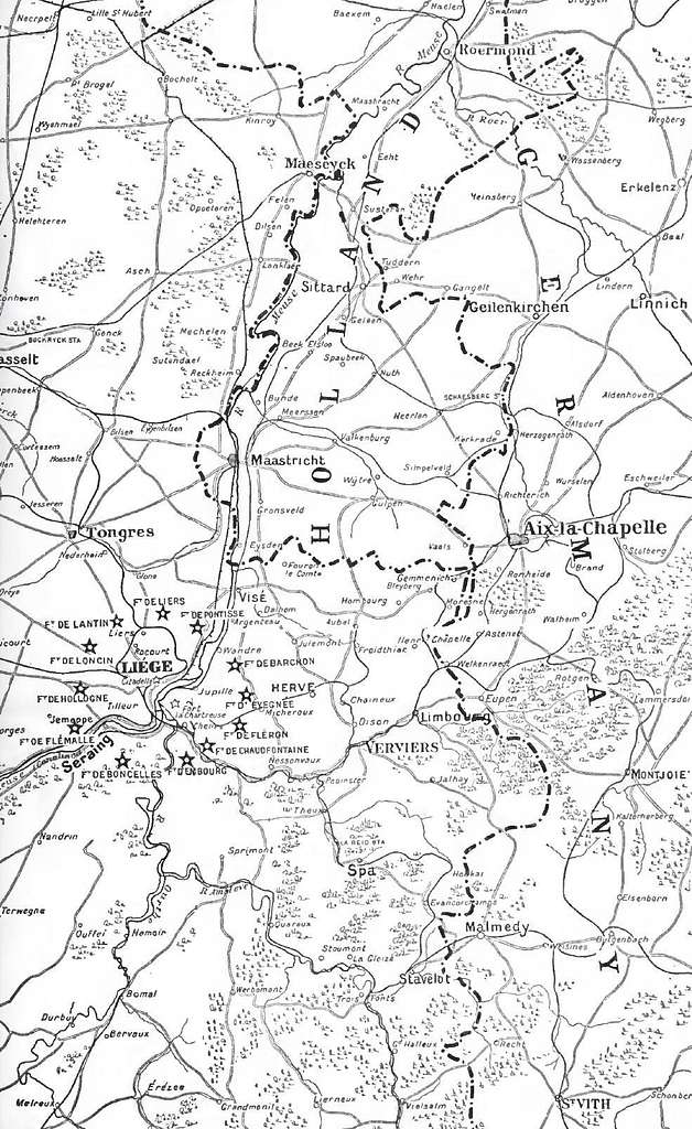 Map of eastern Belgium, 1914a - PICRYL - Public Domain Media Search ...