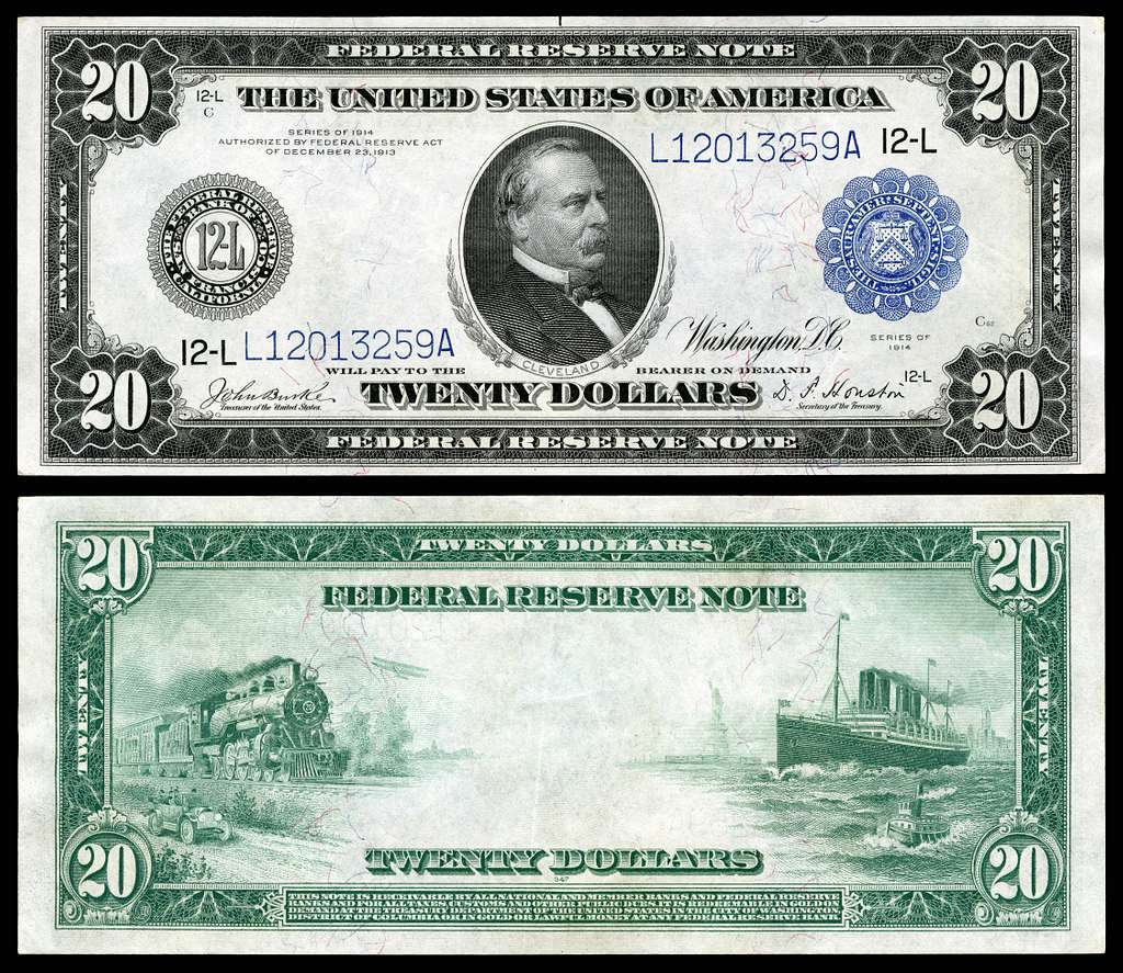 scanned 20 dollar bill
