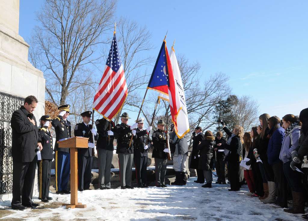 President William H. Harrison is rendered honors as - NARA & DVIDS ...