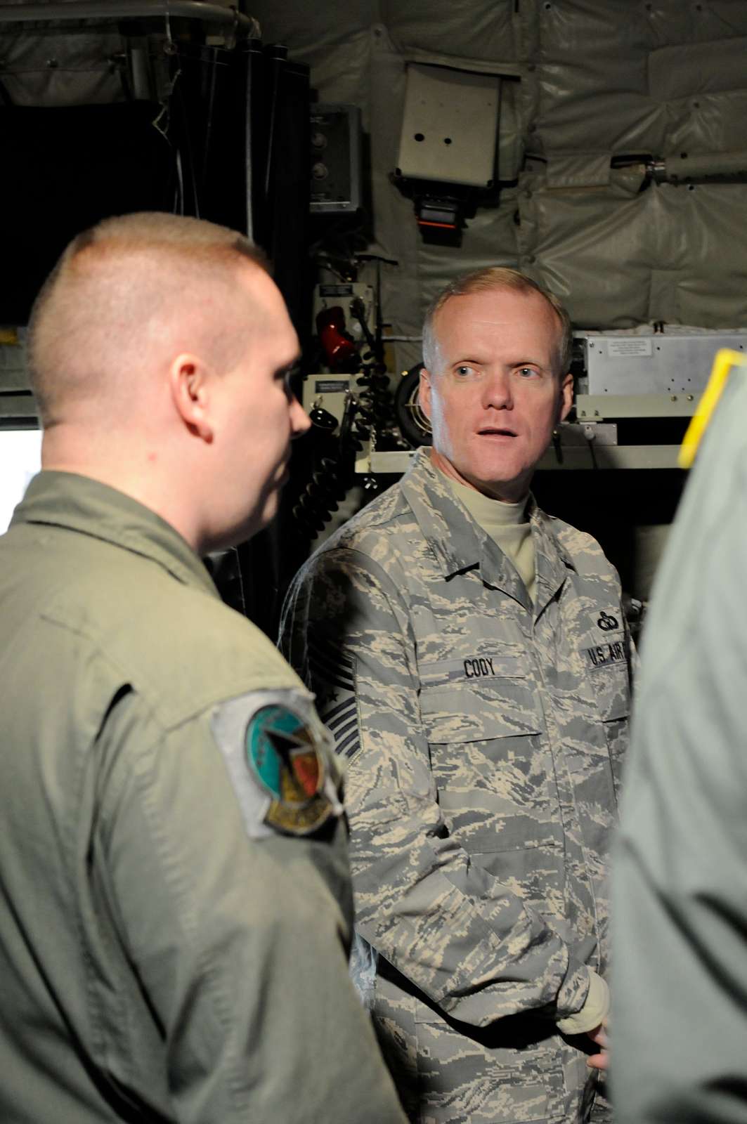 Chief Master Sgt. of the Air Force James Cody, right, - NARA & DVIDS ...