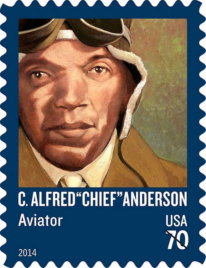 Chief Anderson 2-ounce USPS postage stamp. - NARA & DVIDS Public Domain ...