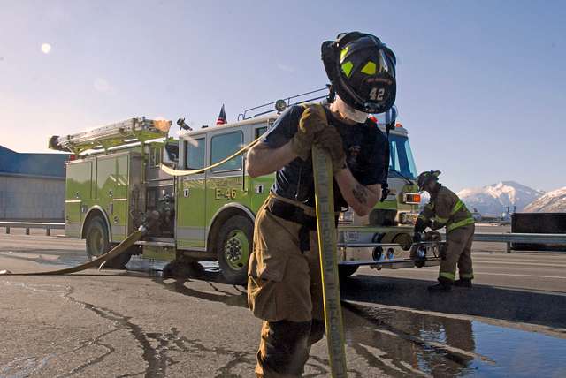 The Team From The Coast Guard Base Kodiak Fire Department - PICRYL ...